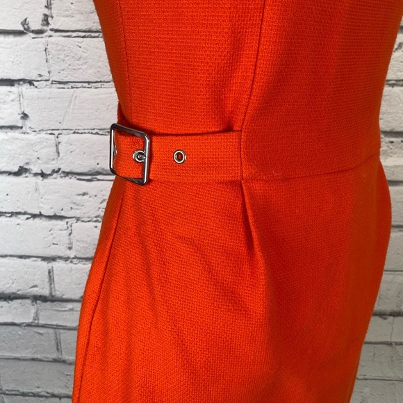 Zara Orange Boho Mini Dress Romper size Medium - Picture 4 of 7